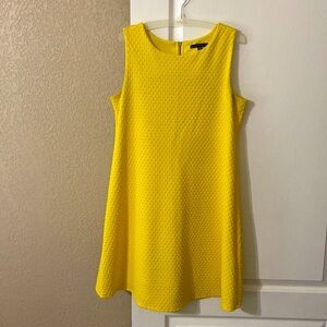 Yellow sleeveless dress, size:‎ M